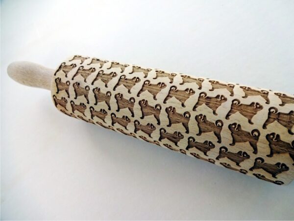 MOPS/PUG embossing rolling pin