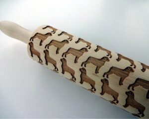 ROTTWEILER embossing rolling pin