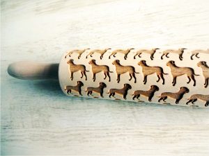 AMERICAN BULLDOG embossing rolling pin