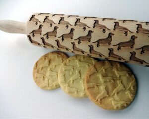 DACHSHUND embossing rolling pin