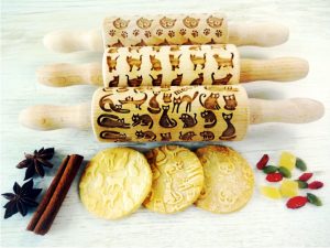 CATS 3 Kids mini Rolling Pin SET