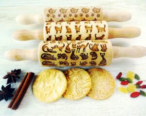 CATS 3 Kids mini Rolling Pin SET