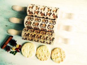 ANIMALS 3 Kids mini Rolling Pin SET