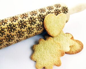 EDELWEISS embossing rolling pin