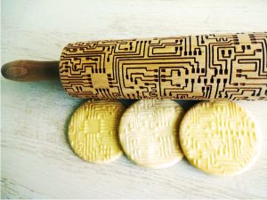 MICROCHIP Embossing Rolling Pin