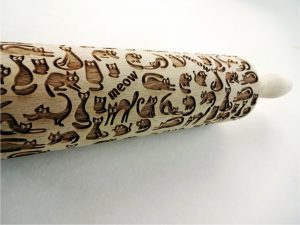 p 4 6 6 466 Meow Cats Embossing Rolling Pin scaled