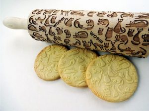 Meow Cats Embossing Rolling Pin