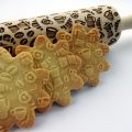 Coffee style Embossing Rolling Pin
