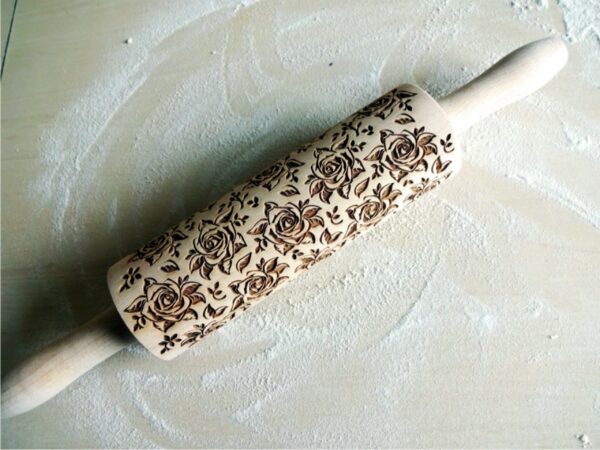 p 6 6 2 662 BLOSSOMS WALTZ embossing rolling pin scaled