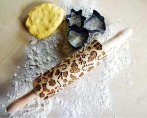CHRISTMAS GIFTS embossing rolling pin