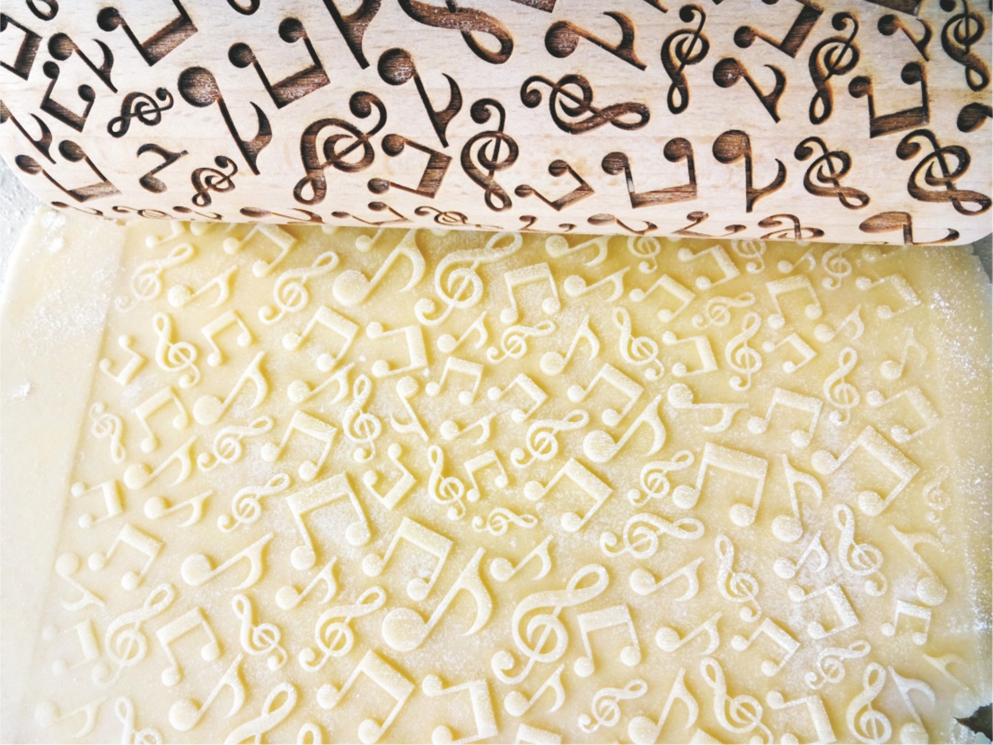 p 8 5 0 850 MELODY Embossing Rolling Pin