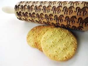 HORSES Embossing Rolling Pin