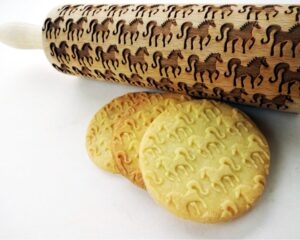 HORSES Embossing Rolling Pin