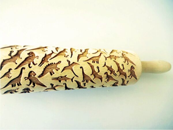 p 9 2 6 926 DINOSAURS Embossing Rolling Pin scaled