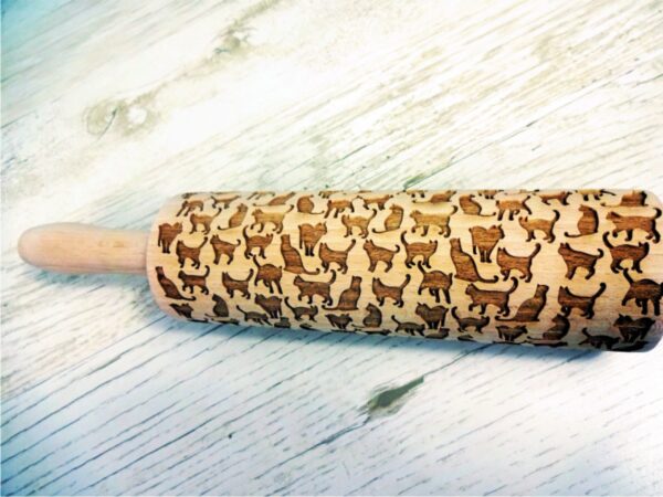 My CAT Embossing Rolling Pin