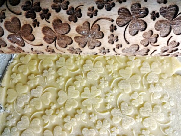p 9 7 3 973 LUCKY CLOVER embossing rolling pin scaled