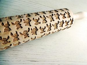 STITCH embossing rolling pin