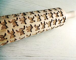 STITCH embossing rolling pin