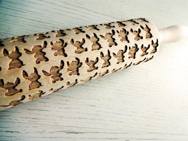 STITCH embossing rolling pin