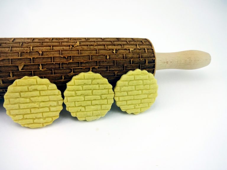 BRICK WALL Embossing Rolling Pin