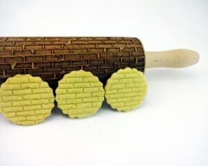 BRICK WALL Embossing Rolling Pin
