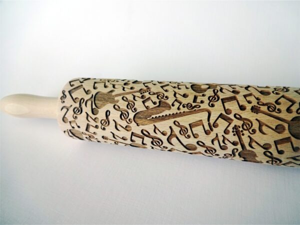 p 1 6 6 9 1669 MUSIC INSTRUMENTS Embossing Rolling Pin