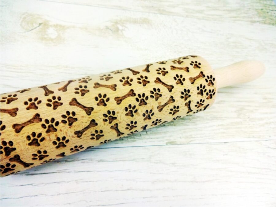 p 1 6 8 8 1688 PAW and BONES embossing rolling pin scaled