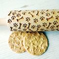 PAW and BONES embossing rolling pin