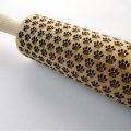 PAW embossing rolling pin