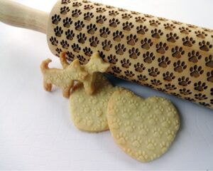 PAW embossing rolling pin