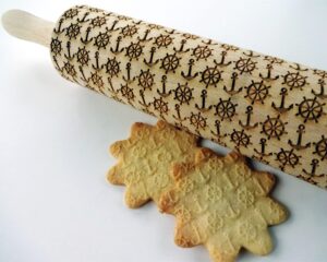 MARINE Embossing Rolling Pin
