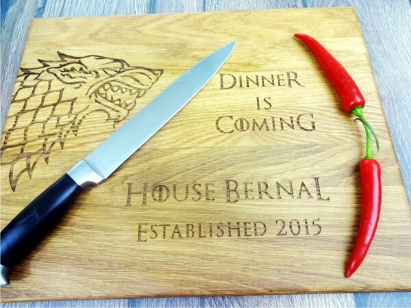 p 1 7 2 8 1728 Game of Thrones with personalization cutting board