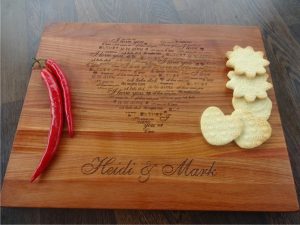 p 1 7 5 3 1753 Personalized cutting board I love you