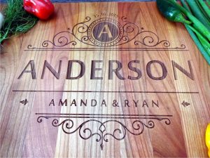 p 1 7 9 8 1798 Personalized cutting board