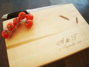 Personalized cutting board