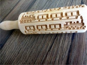 TRAIN kids rolling pin