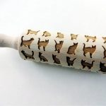 p 1 8 5 0 1850 CATS kids rolling pin