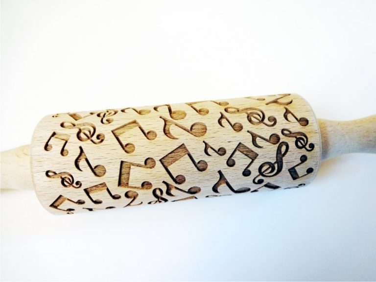 MUSIC NOTES kids rolling pin