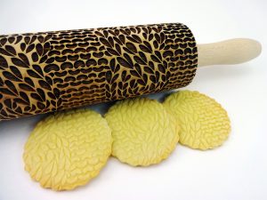 CABLE KNIT Embossing Rolling Pin