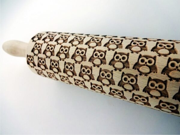 p 2 1 4 7 2147 OWL Embossing Rolling Pin scaled