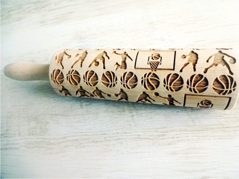 BASKETBALL Embossing Rolling Pin