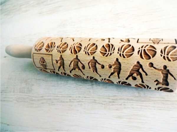 p 2 1 5 7 2157 BASKETBALL Embossing Rolling Pin scaled