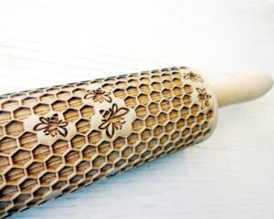 HONEYCOMB Embossing Rolling Pin