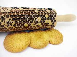 HONEYCOMB Embossing Rolling Pin