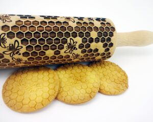 HONEYCOMB Embossing Rolling Pin