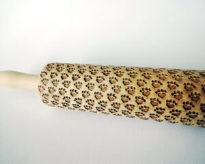PAW hearts embossing rolling pin