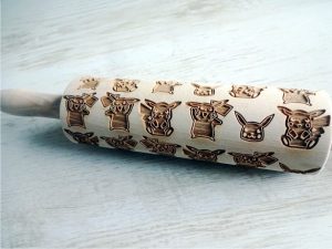 POKEMON PIKACHU embossing rolling pin