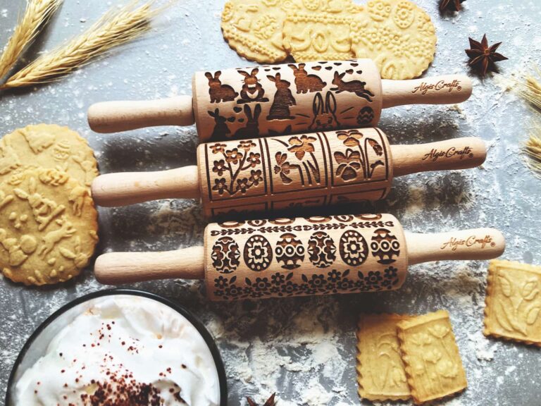 EASTER 3 Mini Rolling Pin SET