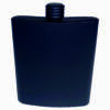Midnight black matt hip flask - 7 oz. - Image 2