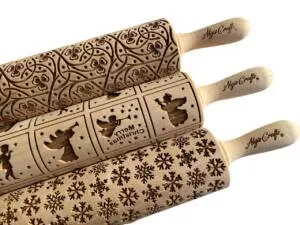 Algiscrafts rolling pin 3 set